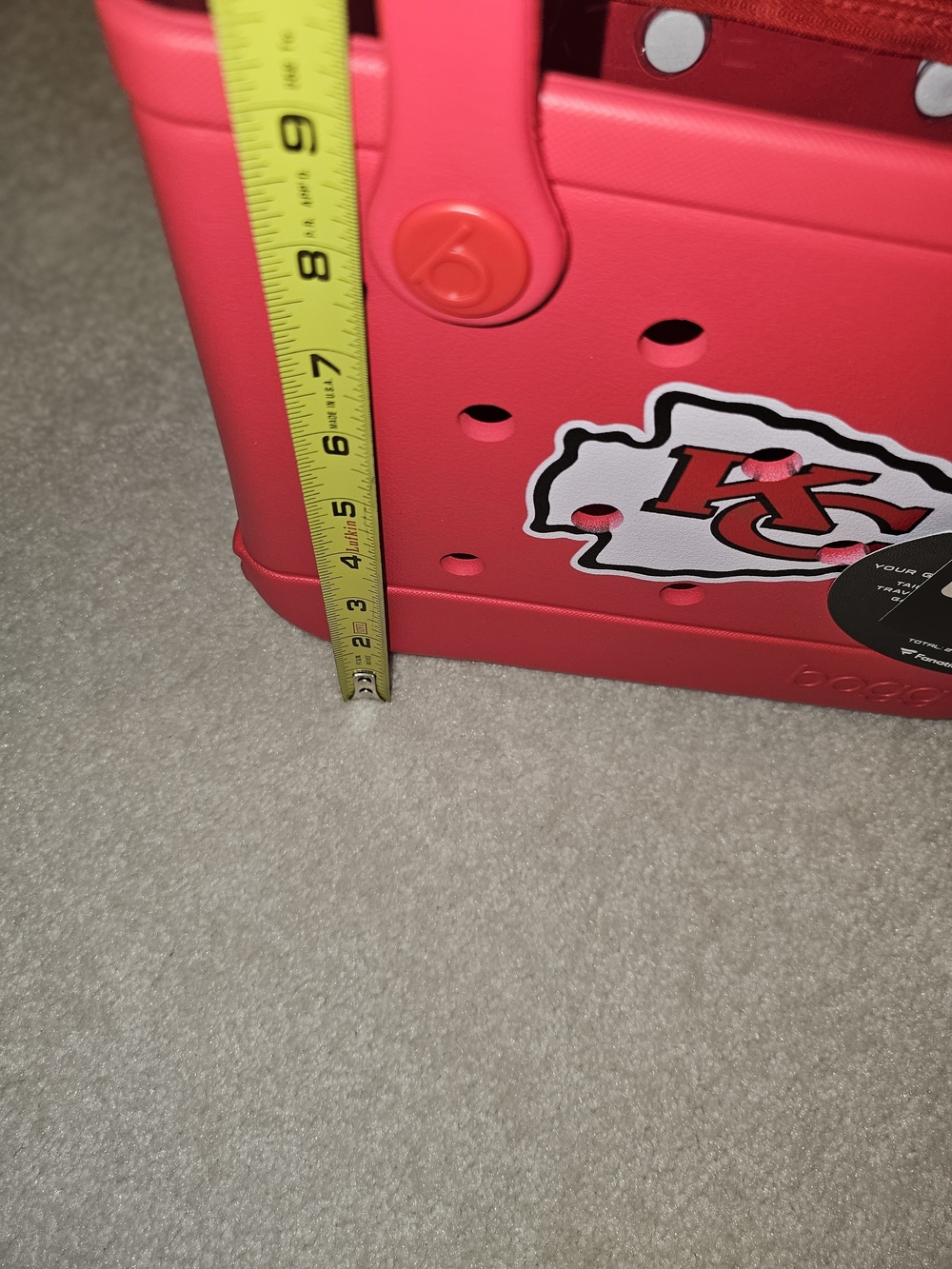 Bogg Bitty Tote NFL Kansas City Chiefs Red Tote Bag - Picture 6 of 6